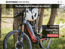 Tablet Screenshot of optibike.com